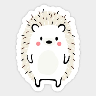 Cartoon Hedgehog Sticker